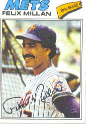 1977 Topps Baseball Cards      605     Felix Millan